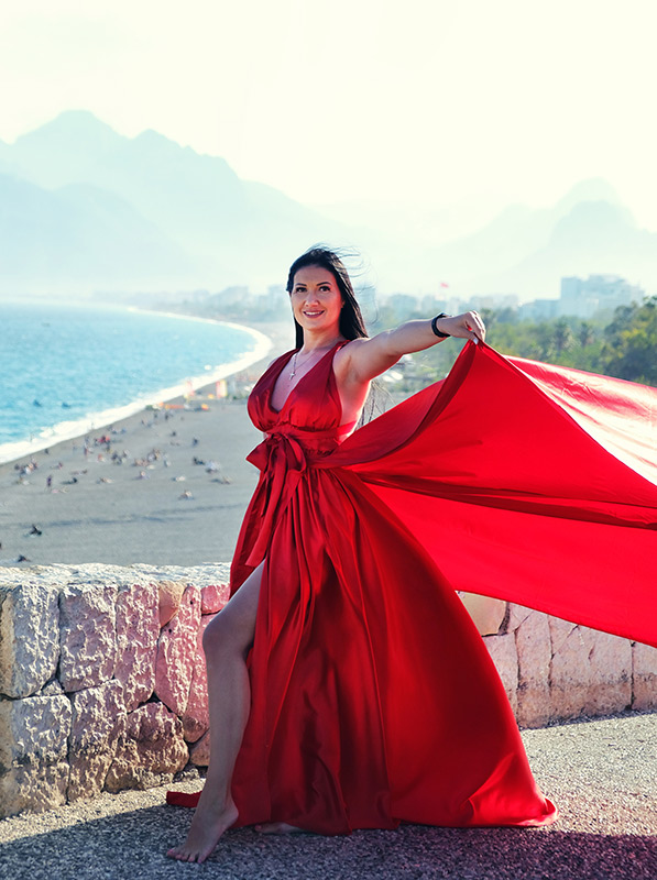 Antalya Flying Dress Photoshoot