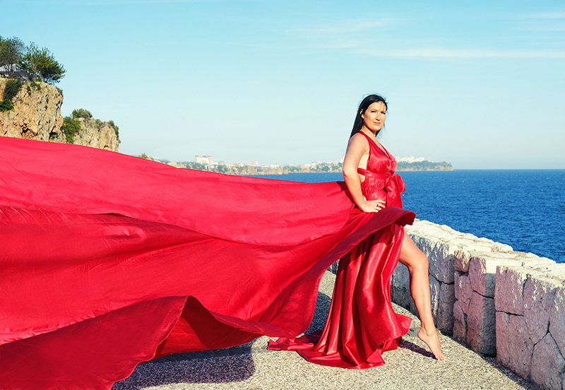 Antalya Flying Dress Photoshoot