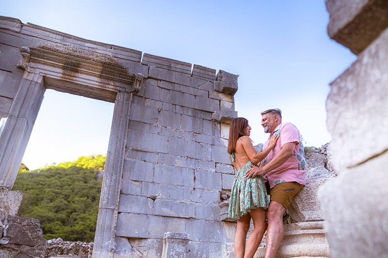 Couple photoshoot in Olympos