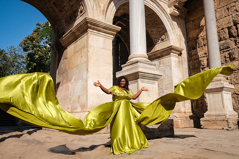 Kemer Flying Dress Photo Session