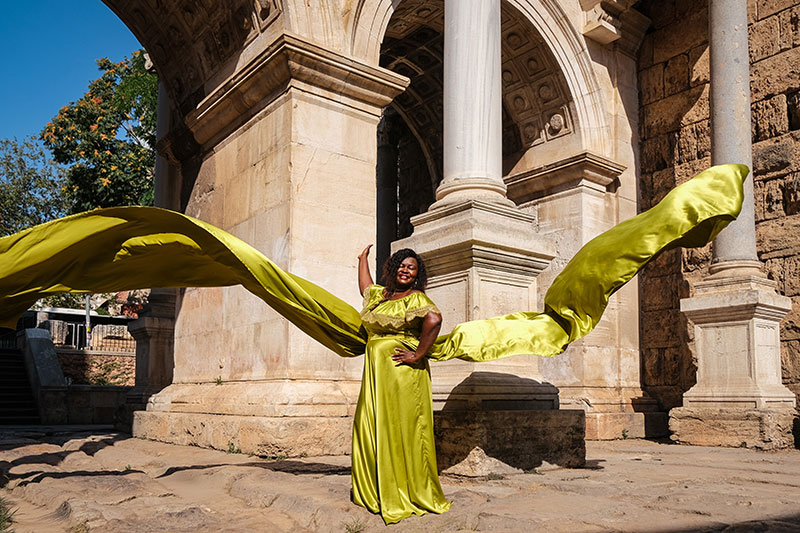 Kemer Flying Dress Photo Session