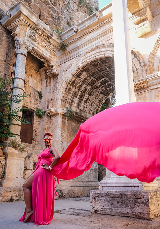 Pink Flying Dress