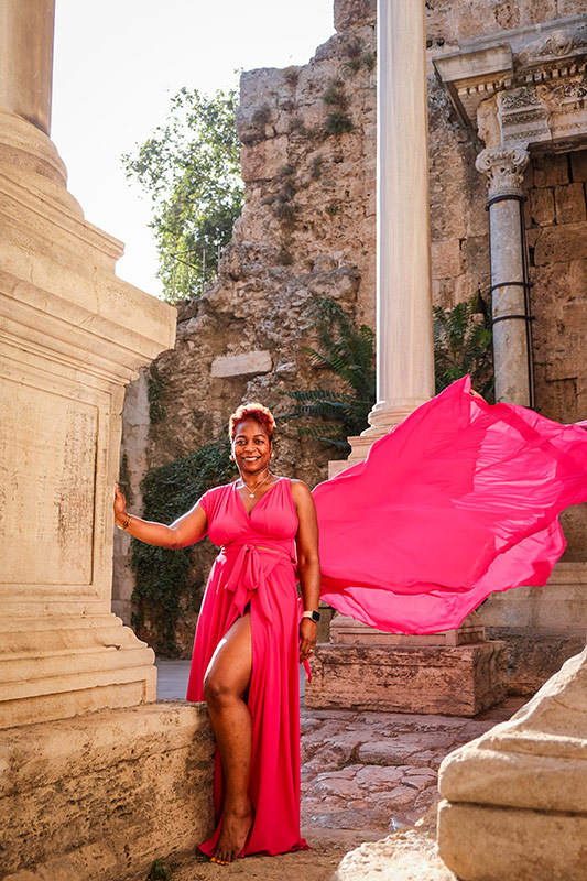 Pink Flying Dress