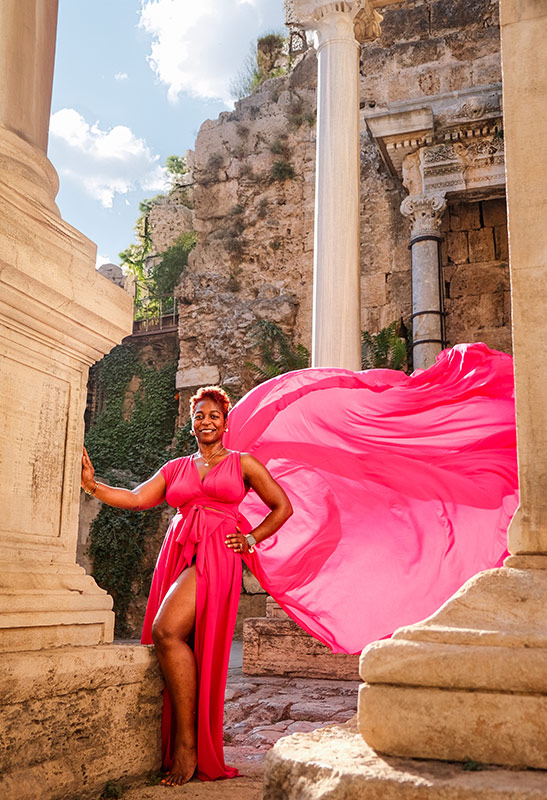 Pink Flying Dress